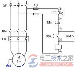 電動機單方向運轉(zhuǎn)控制接線圖2